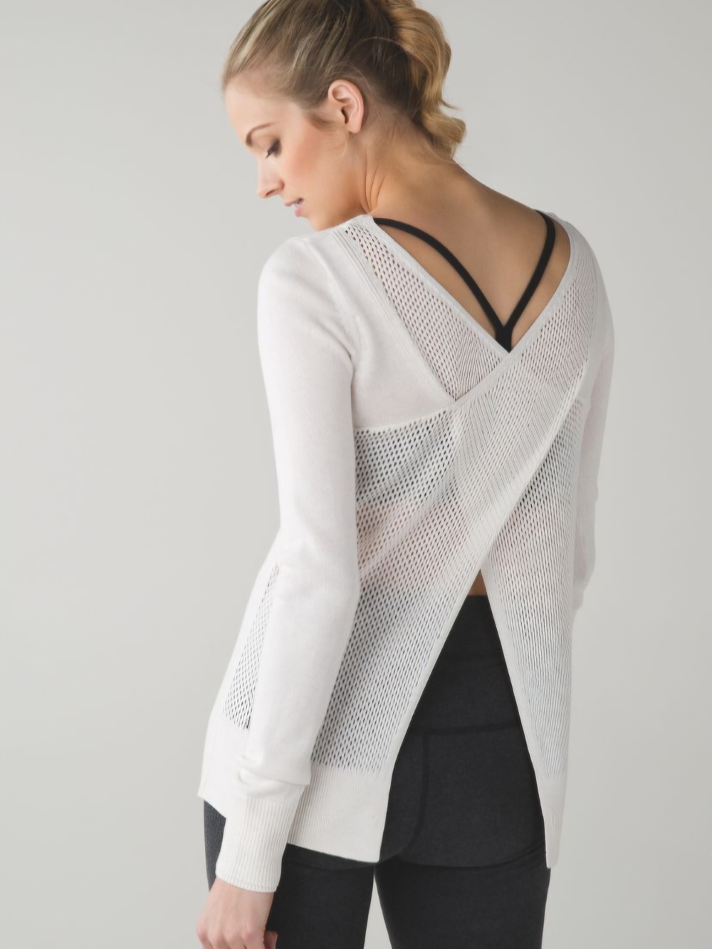 lululemon Sunset Savansa II Open-Back Mesh Crew Pullover